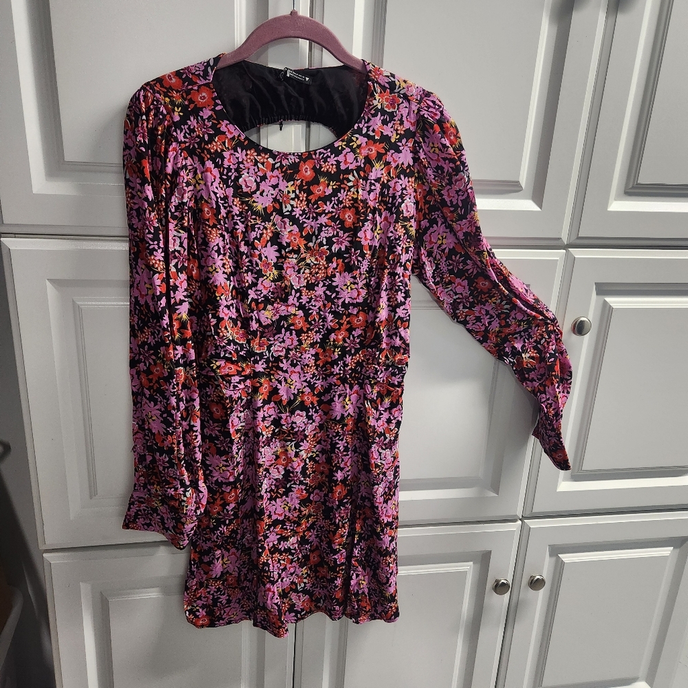 ZARA Floral mini dress Size Medium